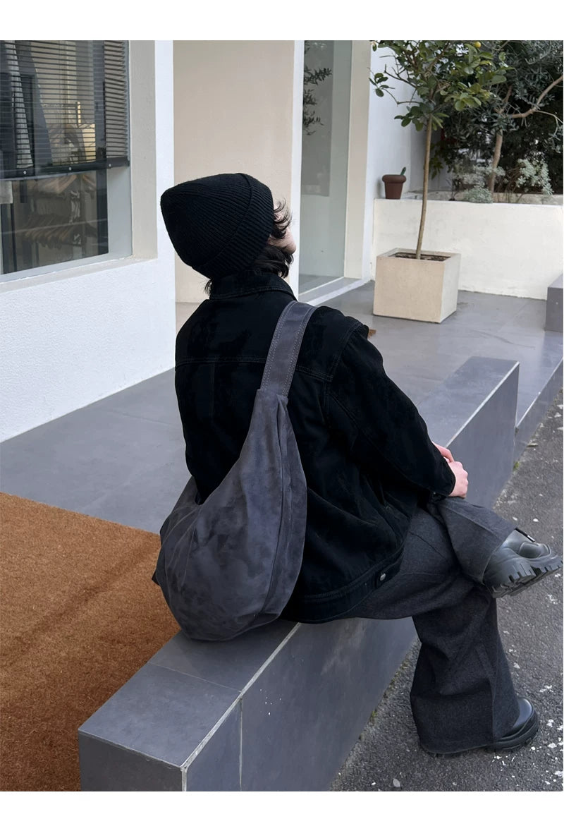 Slate Drift Crescent Hobo