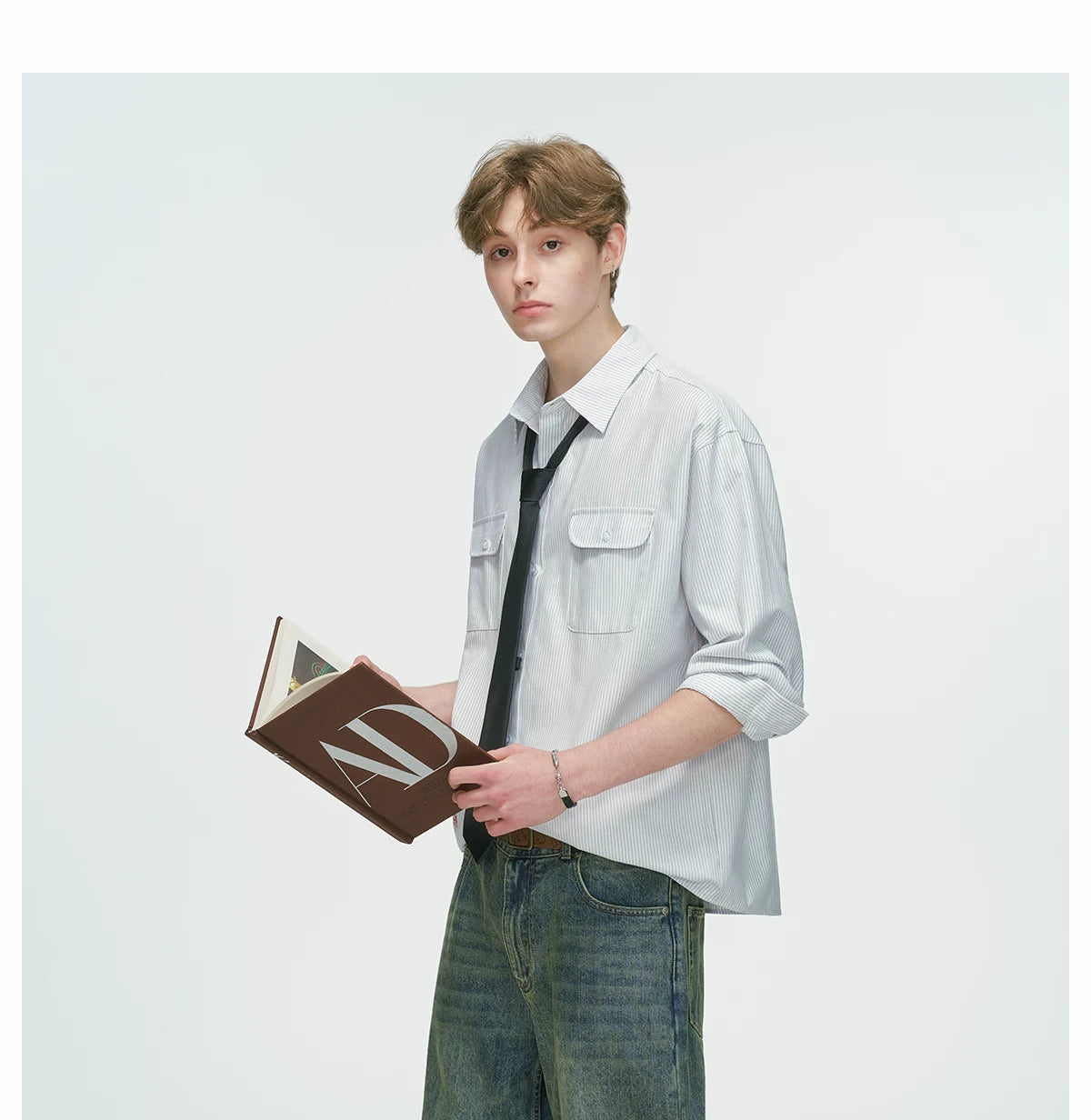 Skyline Pinstripe Utility Shirt