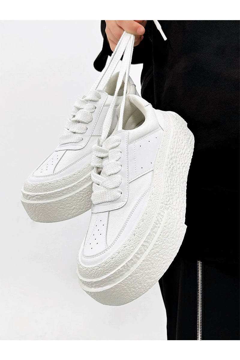 Chunky Textured Sole Sneakers