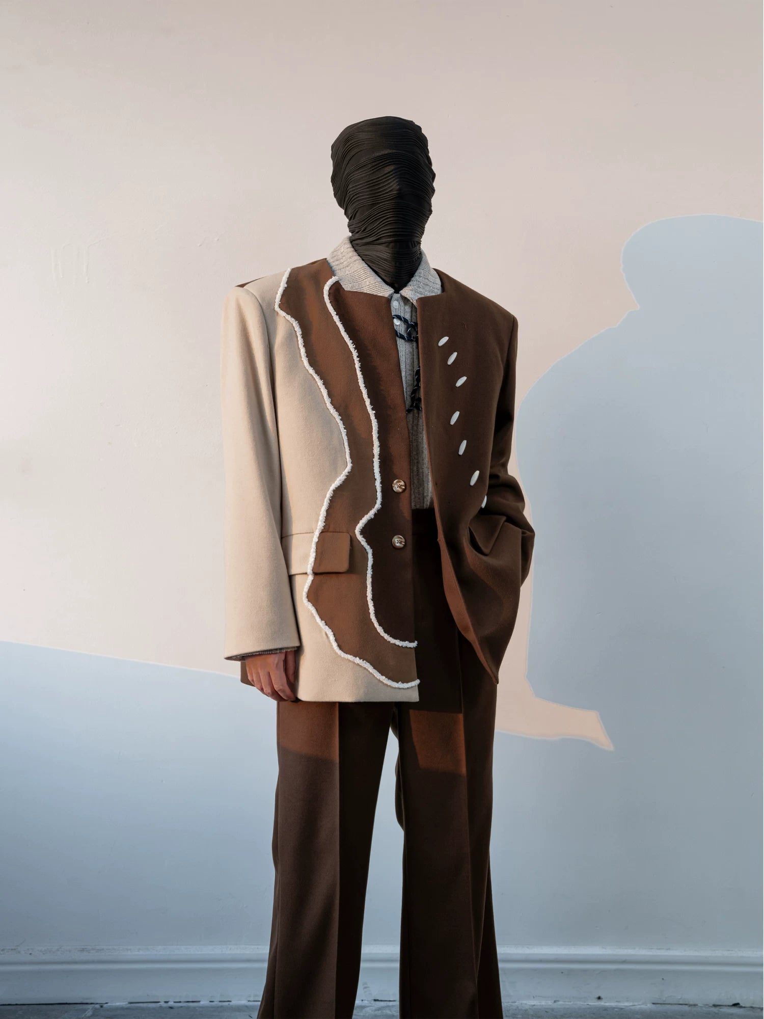 Dune Tide Shell-Embellished Split Blazer
