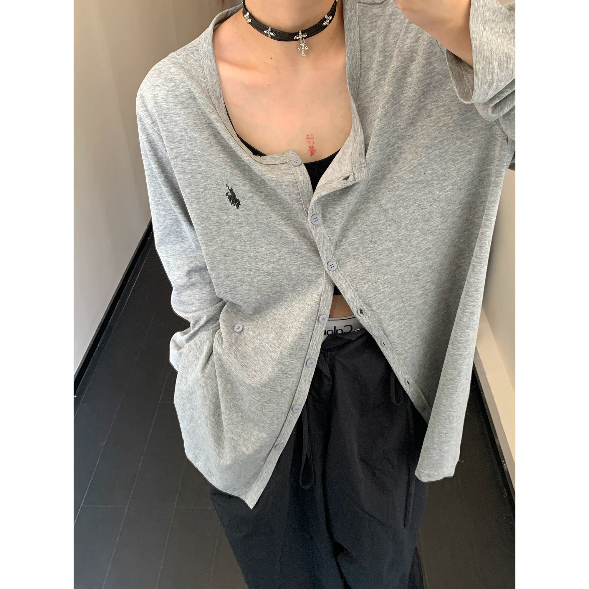 Cloud Rider Button Cardigan