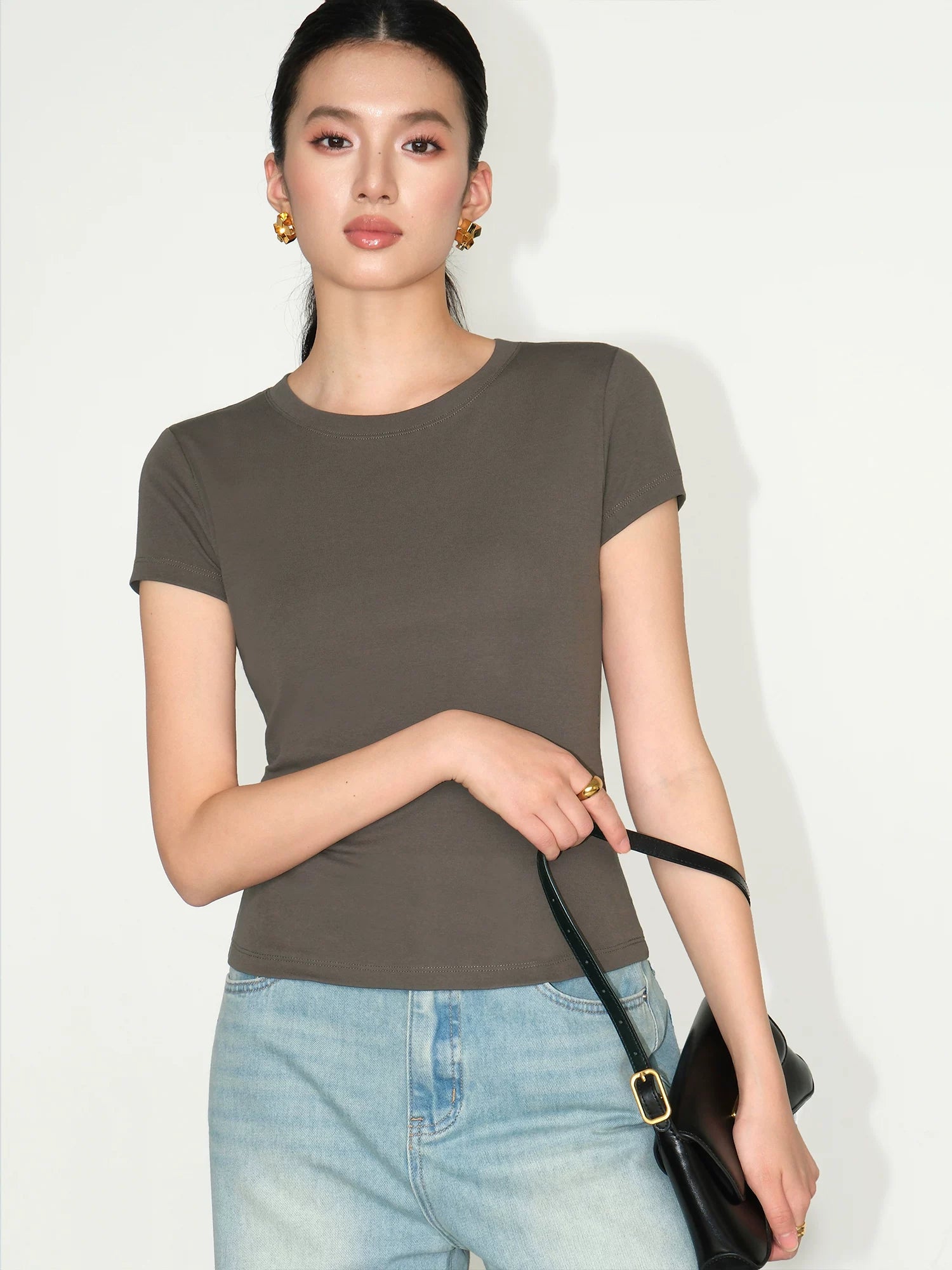 Everyday Sculpt Fitted Crewneck Tee