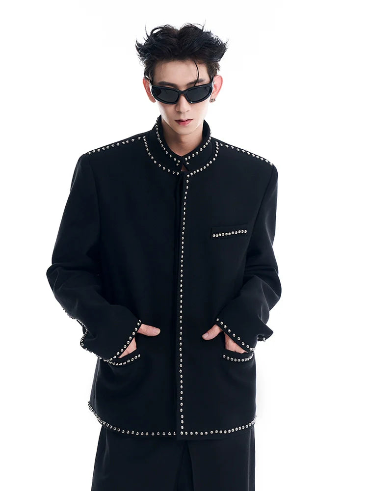 Studded Military Jacket