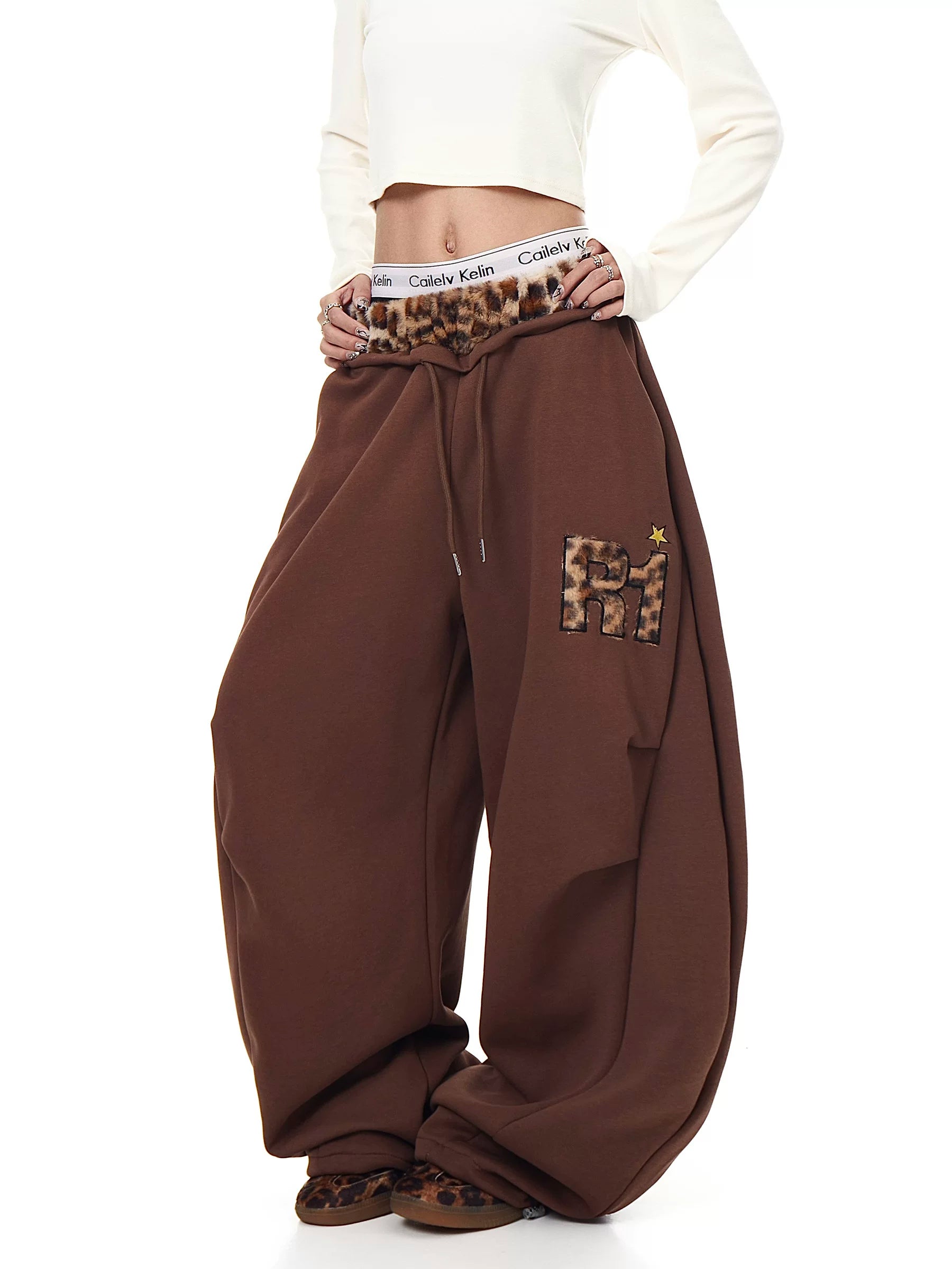 Starlit Hi Leopard Fleece Pants