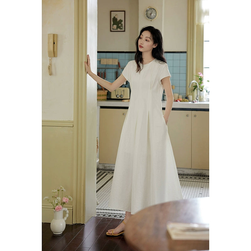 Short-Sleeve Maxi Dress