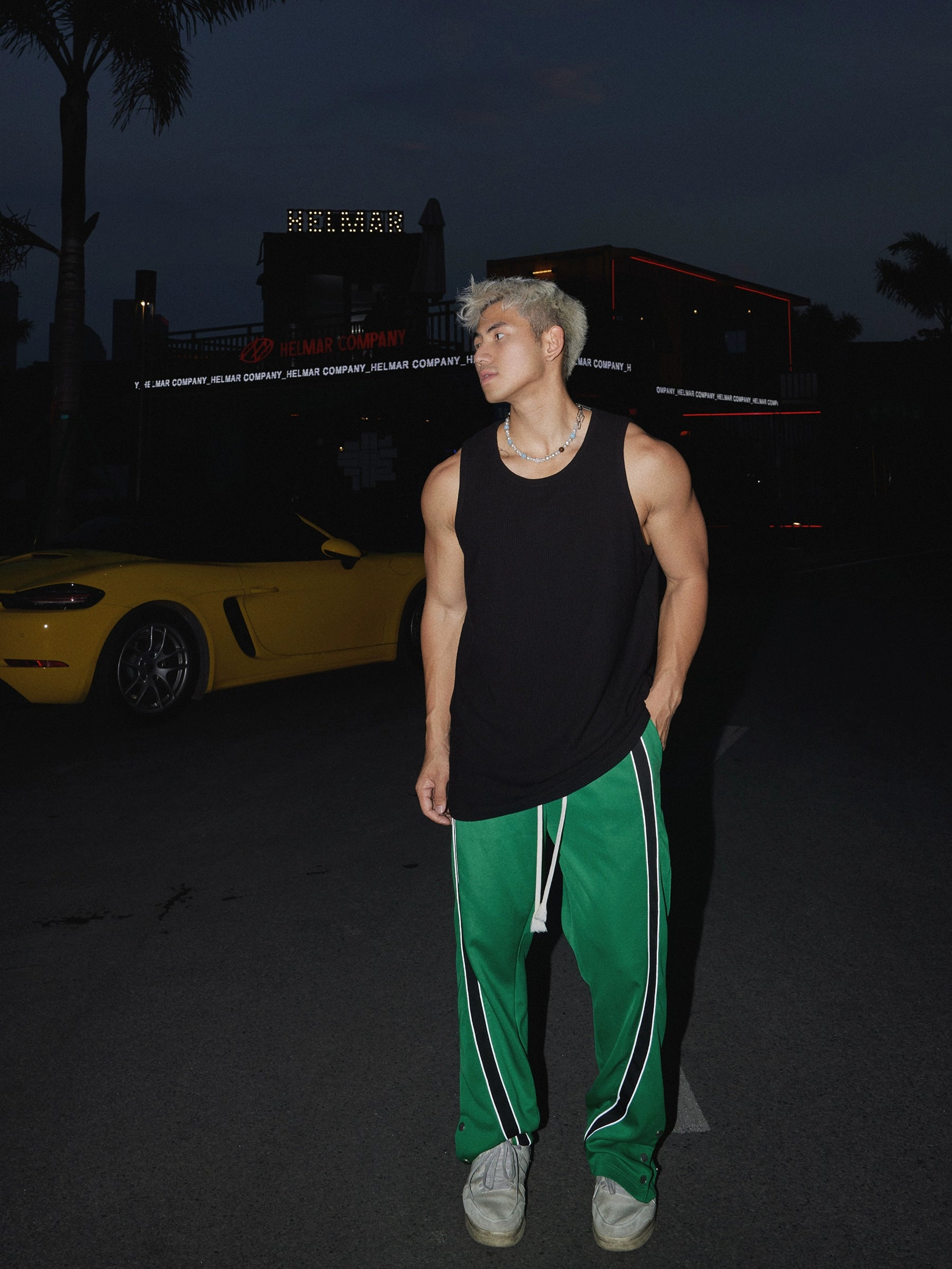 Textured Ribbed Tank Top