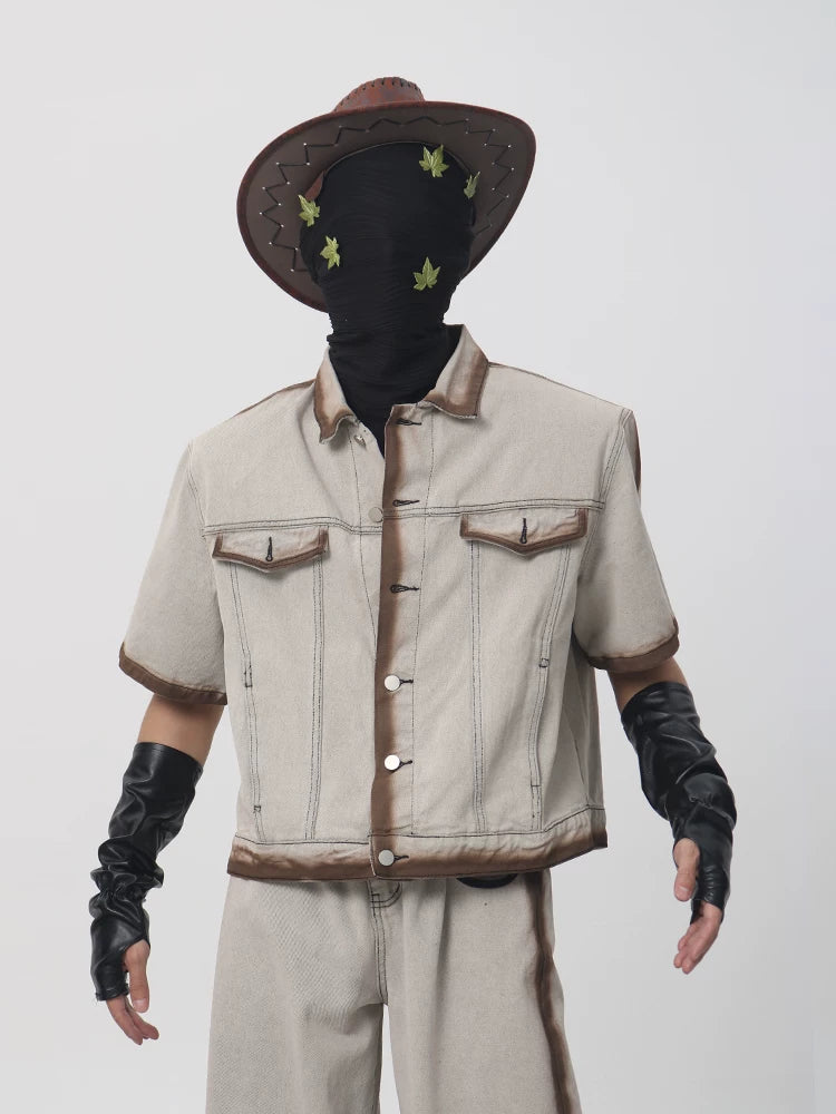 Dusttrail Burnished Edge Denim Shirt