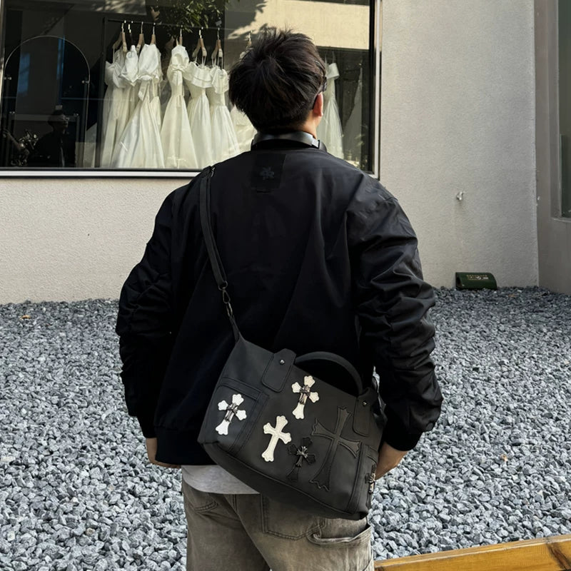 Midnight Relic Crossbody Satchel