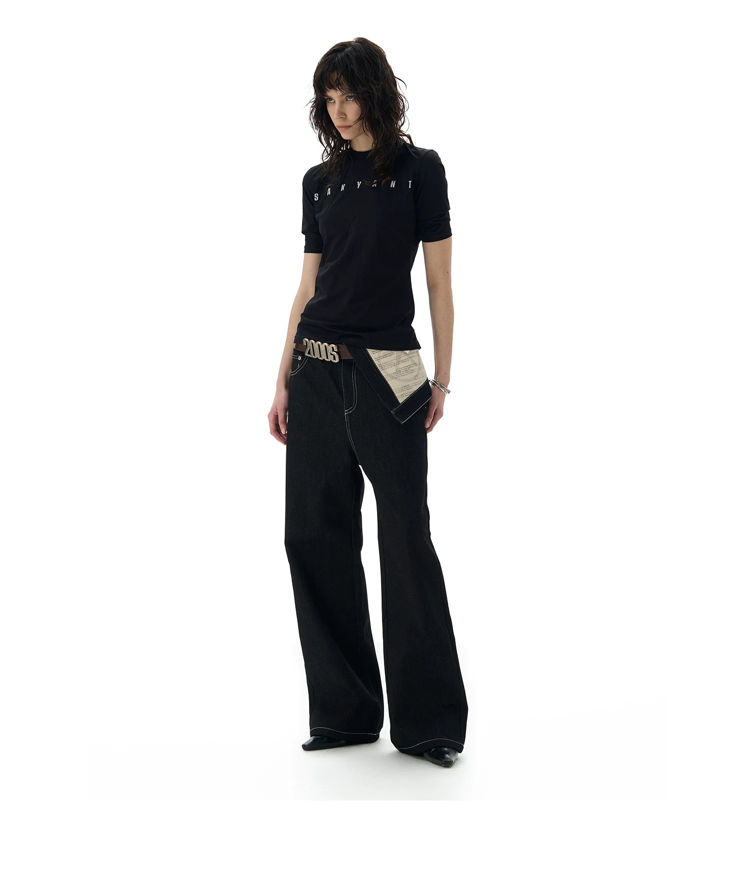 Twin Tiger Half-High Neck Slim Tee