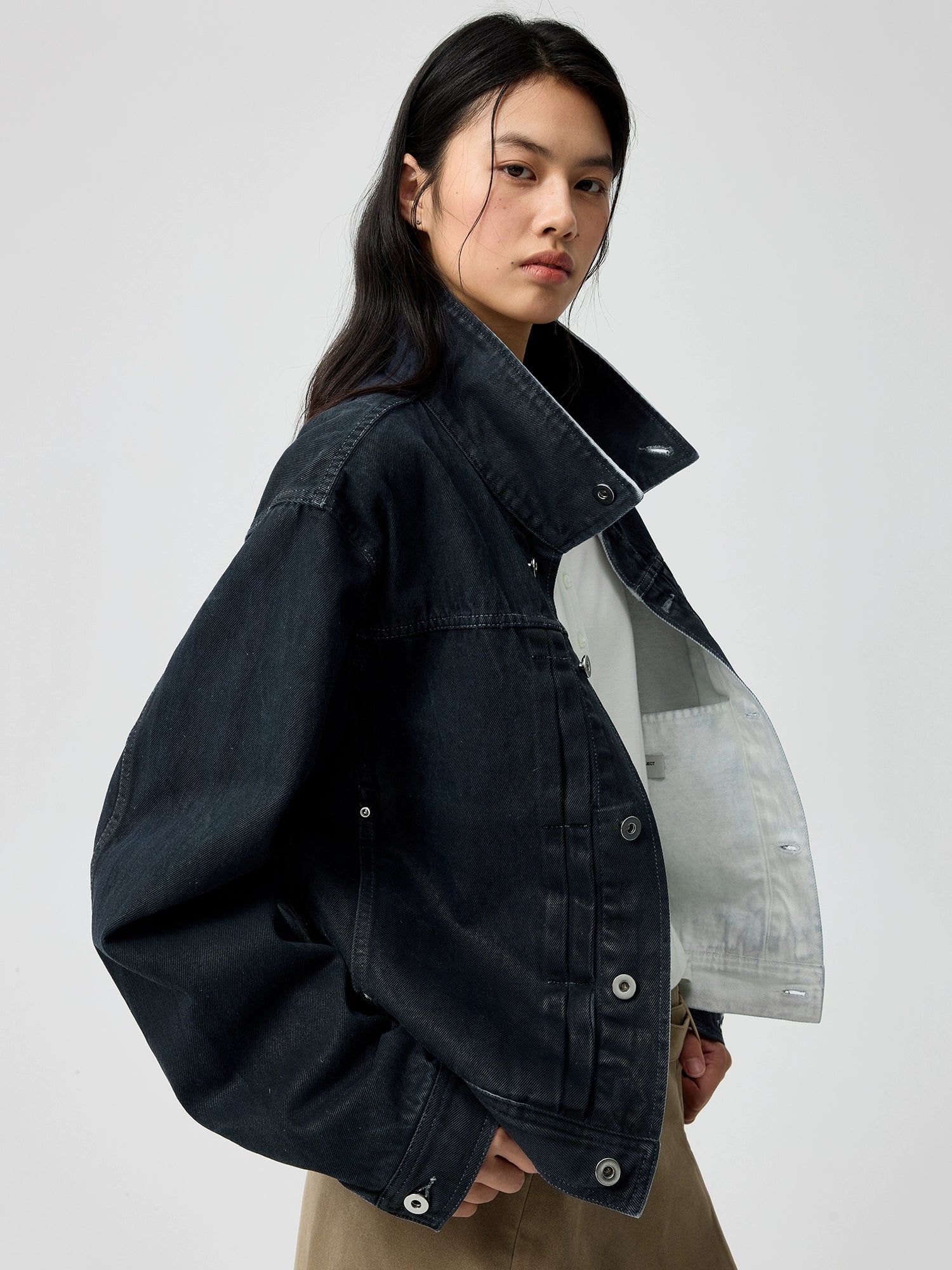 Midnight Loomed Denim Jacket