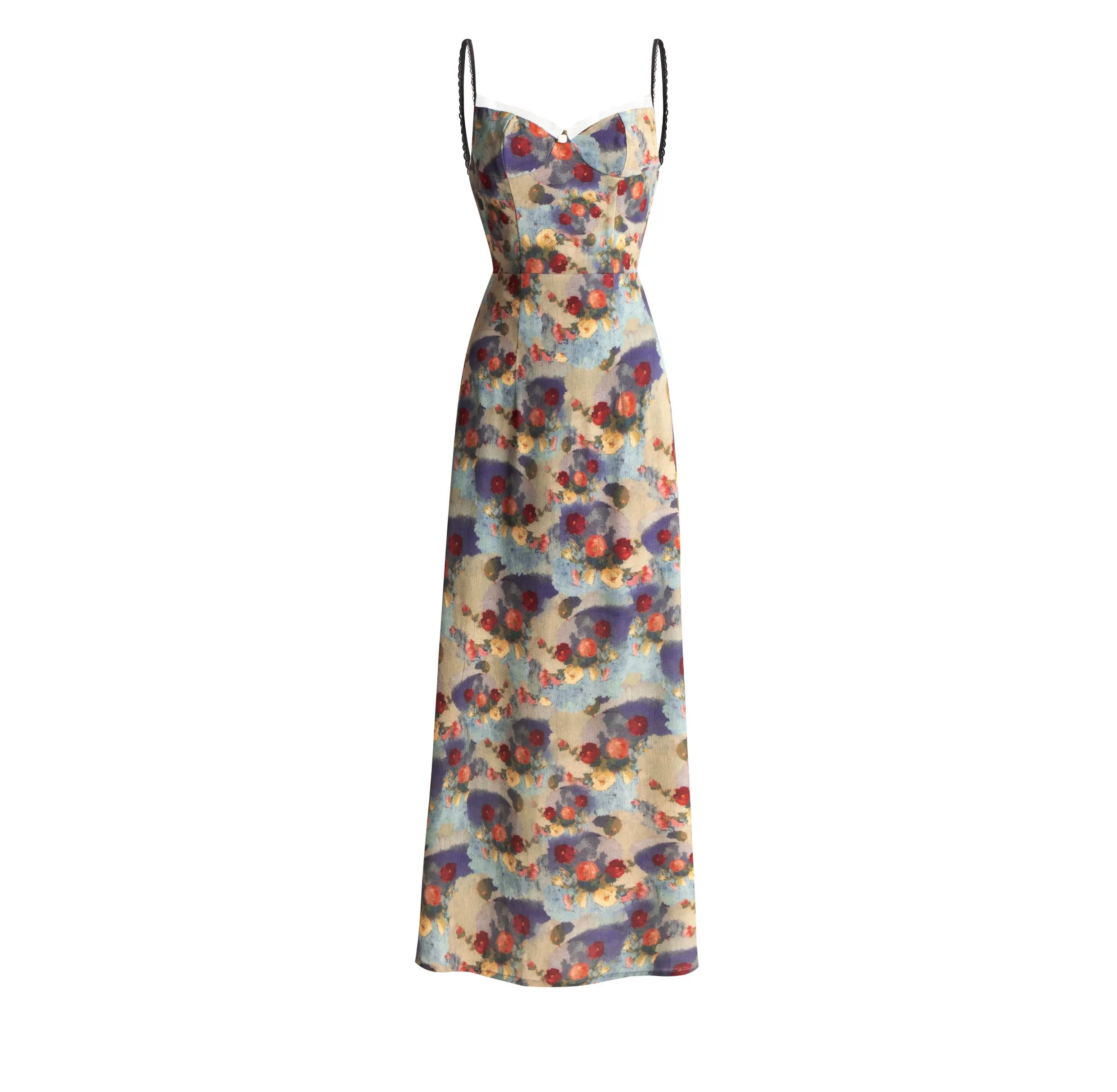 Twilight Bloom Maxi Dress
