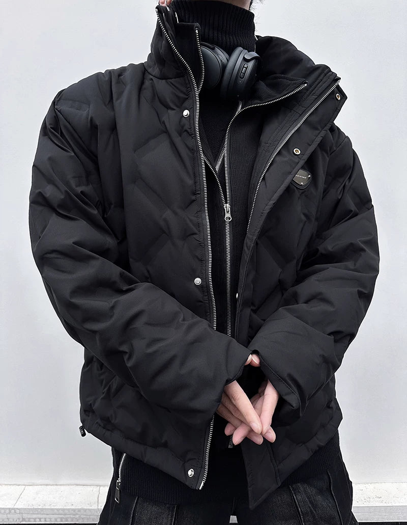 Arctic Prism Quilted Puffer Jacket