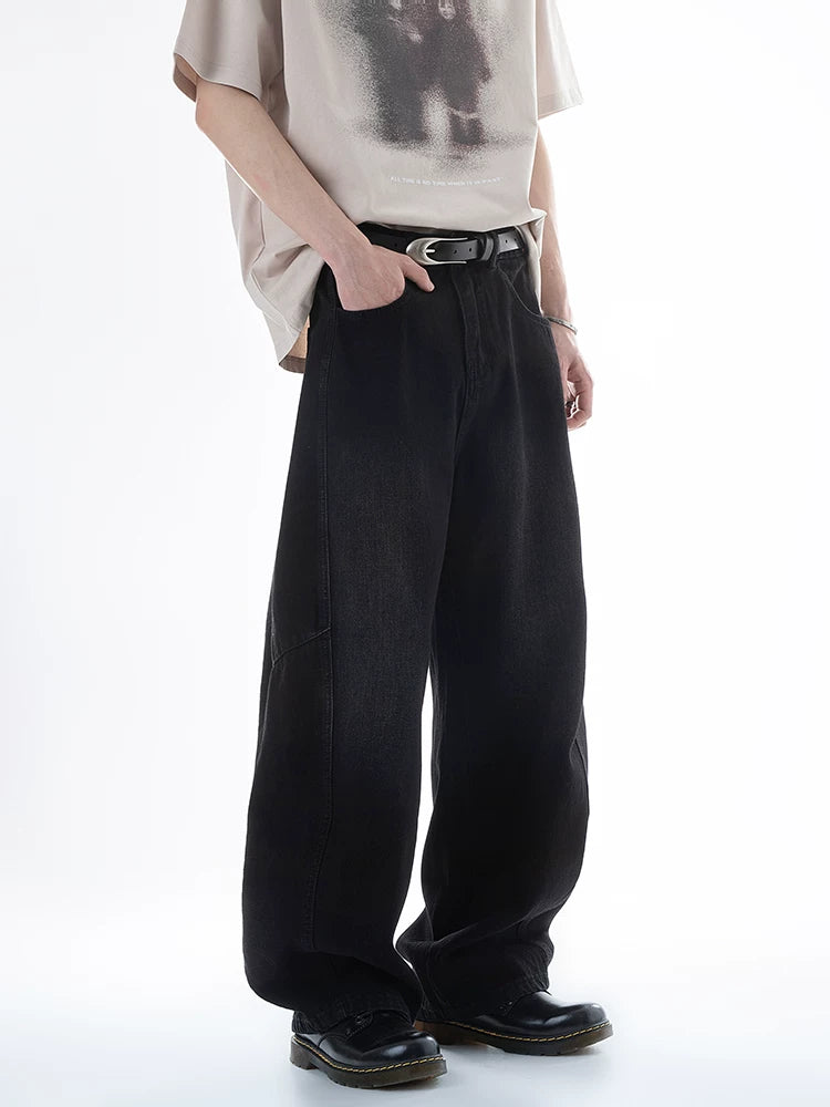 Fogwash Barrel Wide‑Leg Jeans