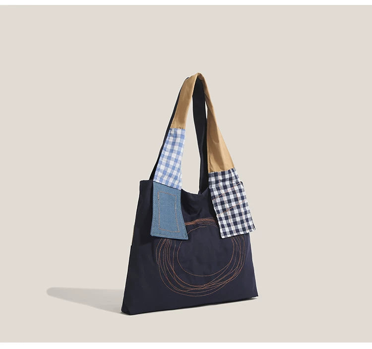 Patchwork Picnic Loop Tote