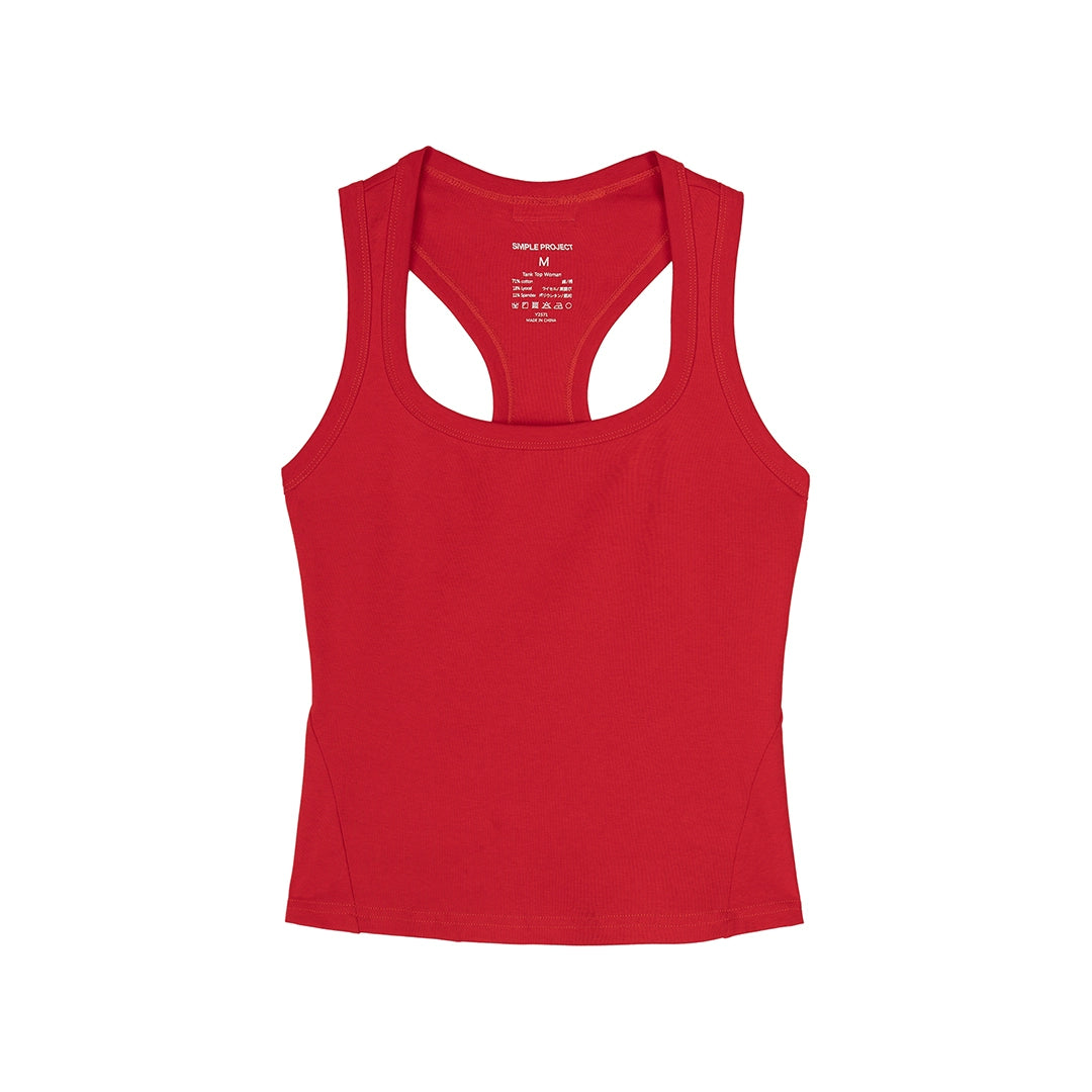Essential Ribbed Racerback Tank Top