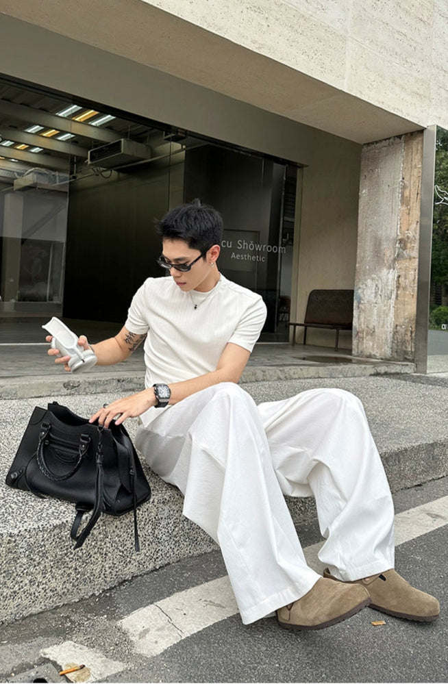 Tassel Rope Wide Leg Pants