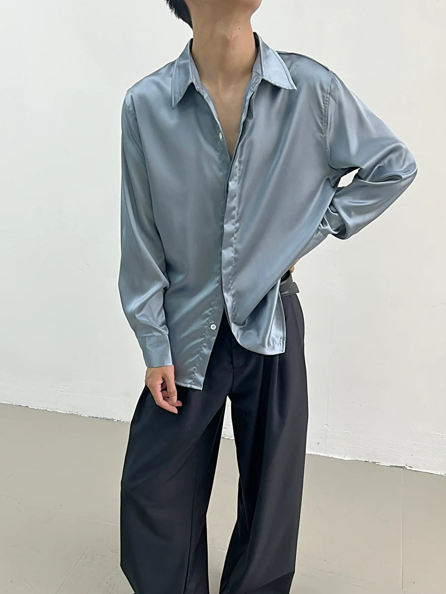 Eclipse Satin Relaxed Shirt