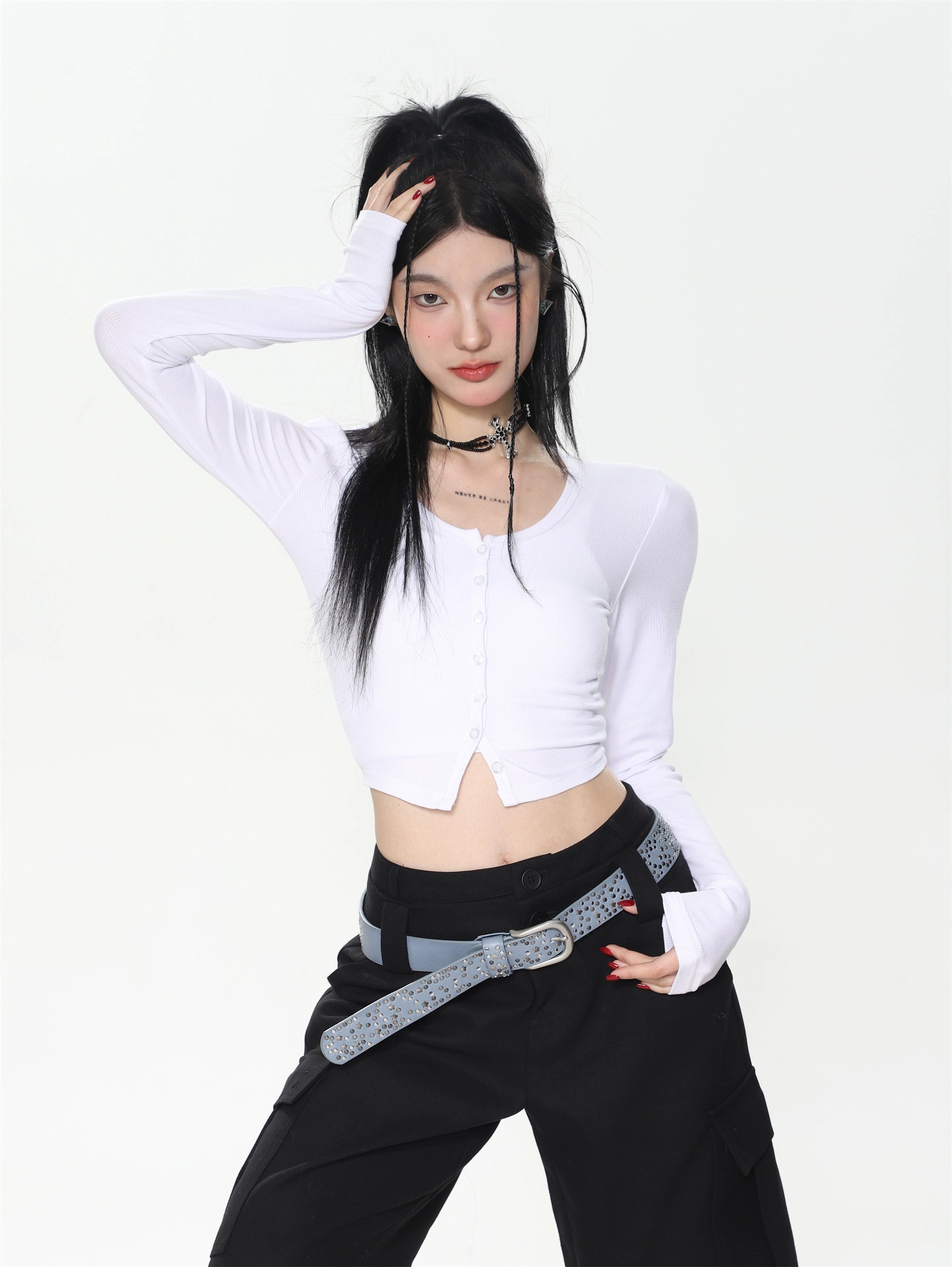 Ein-Bastel-Taste-T-Shirt Long Sleeve