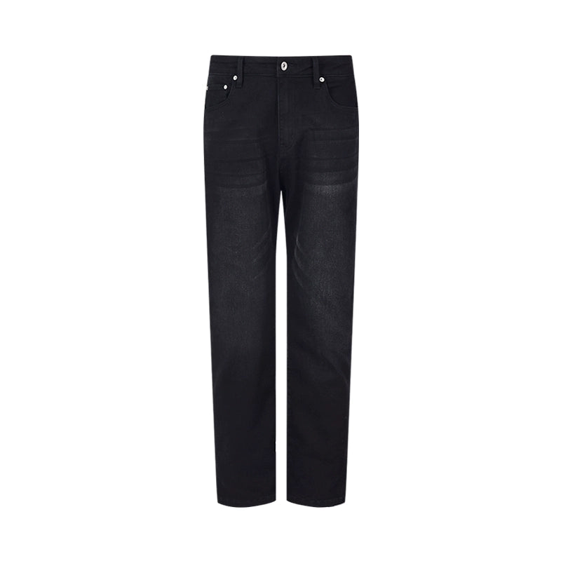 Vintage Light Wash Straight-Leg Jeans