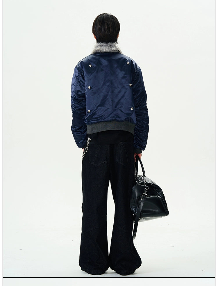 Frosted Orbit Bomber Jacket