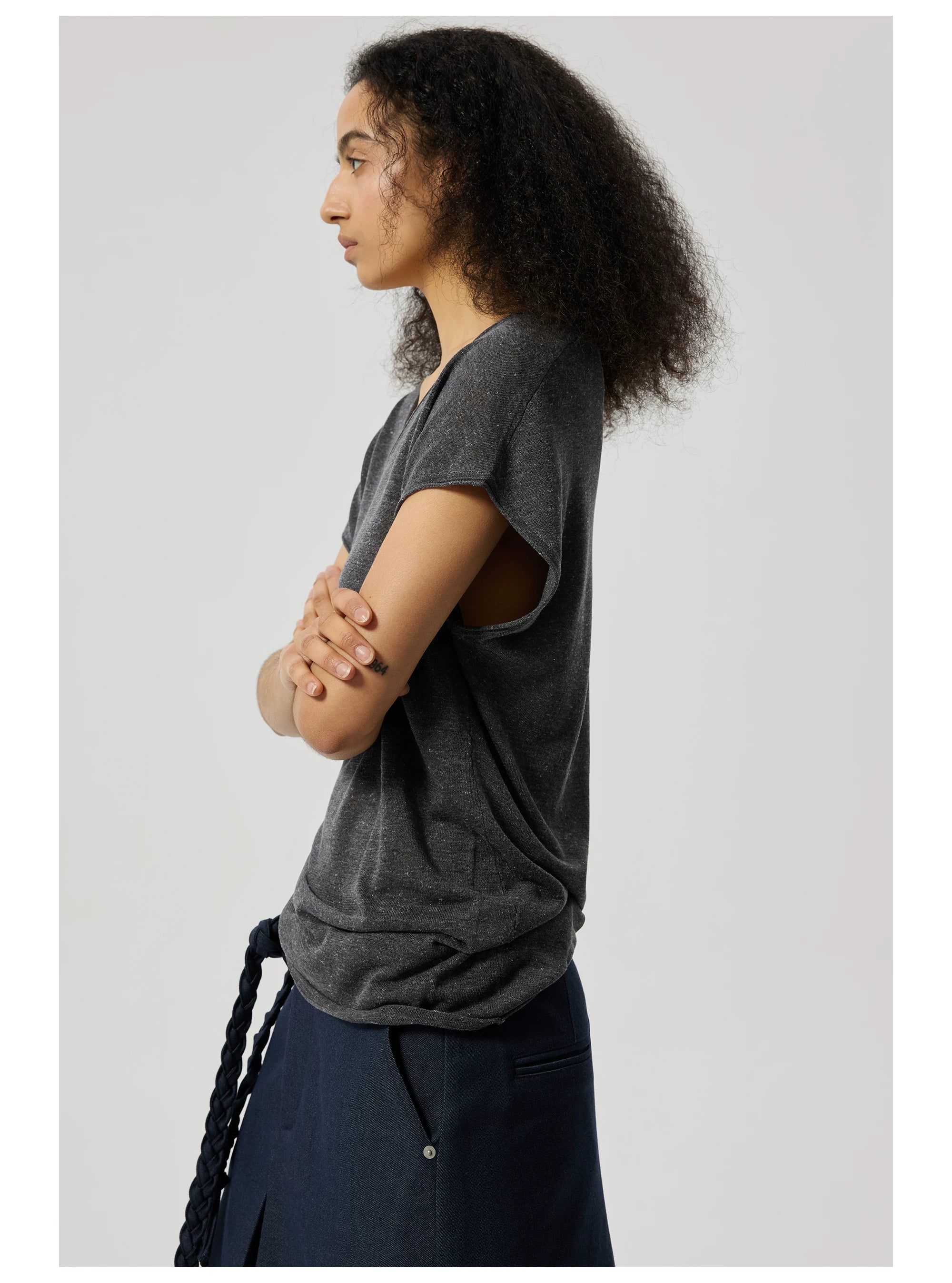Silvair V-Neck Cap Sleeve Tee