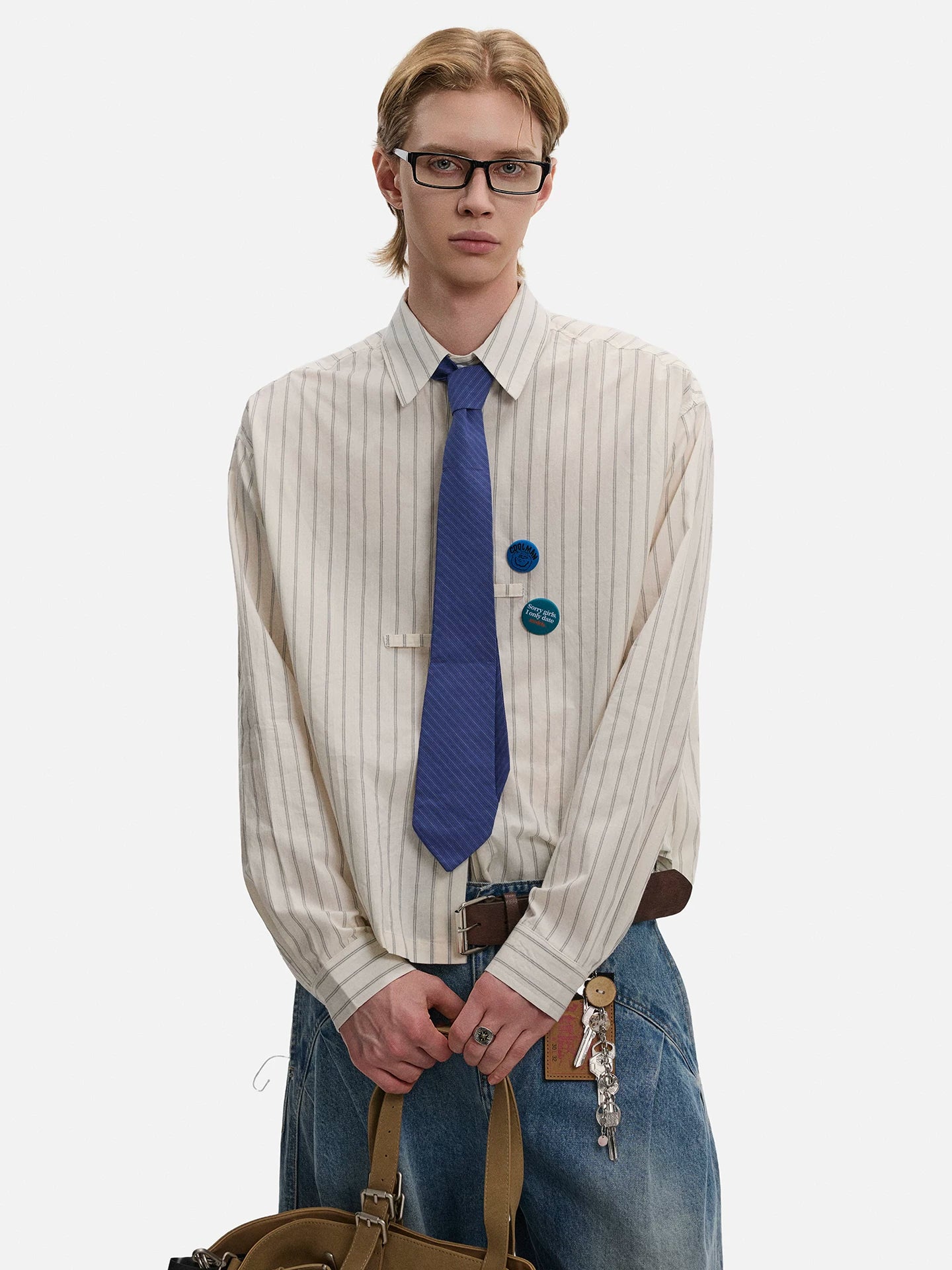 Ivory Line Oxford Shirt