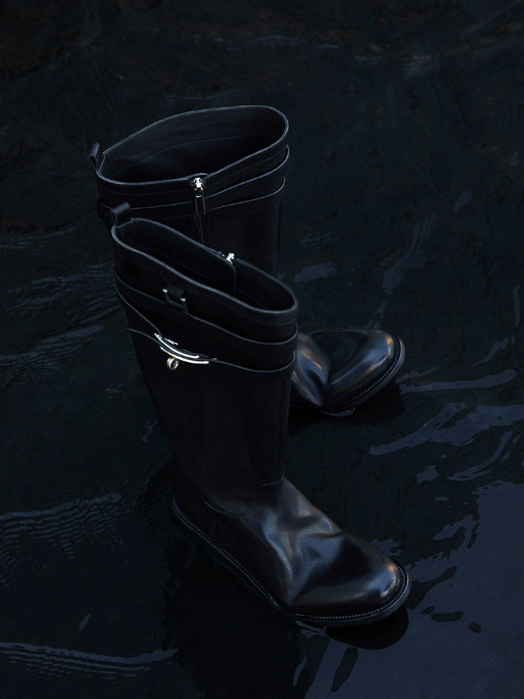 Leather Equestrian Riding Boots