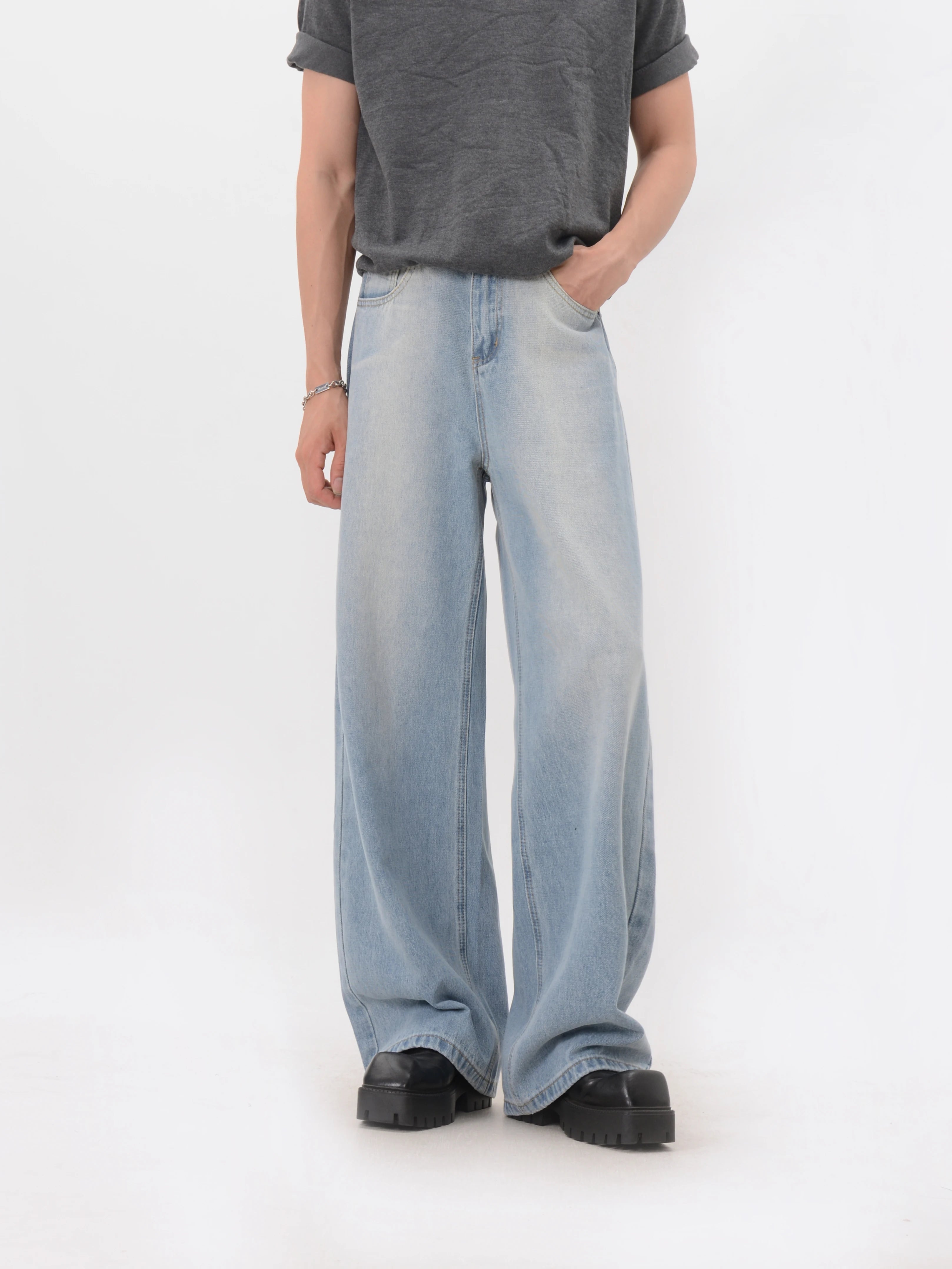 Skyfade Wide Leg Denim