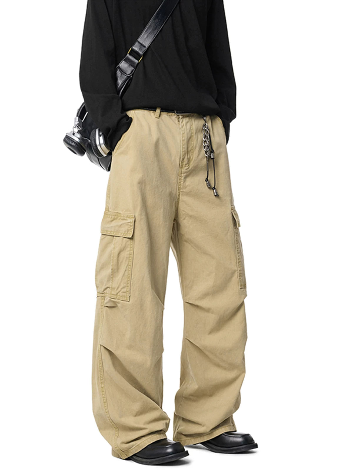 Ashfold Relaxed Cargo Denim Pants