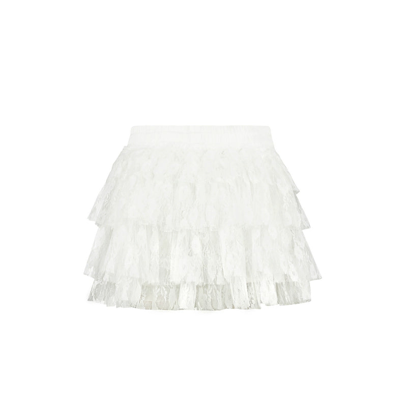 Tiered Tulle Mini Skirt