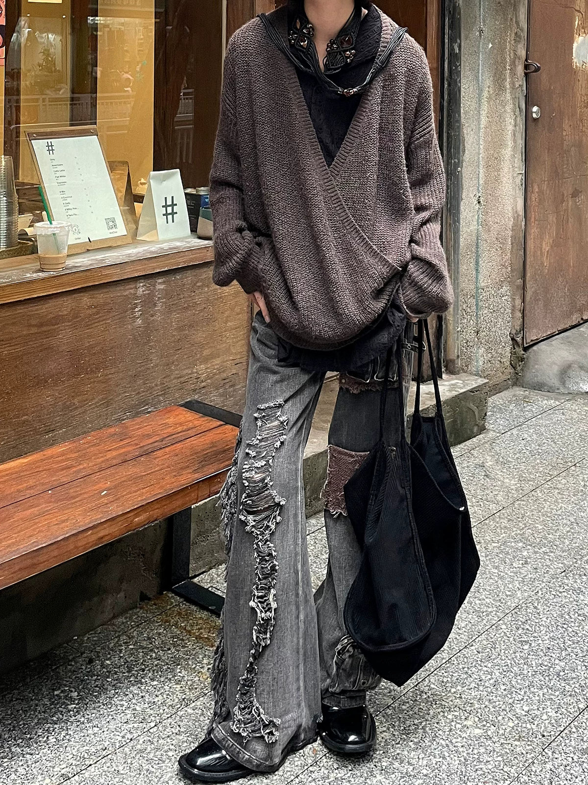 Duskmoor Slouchy Knit Sweater