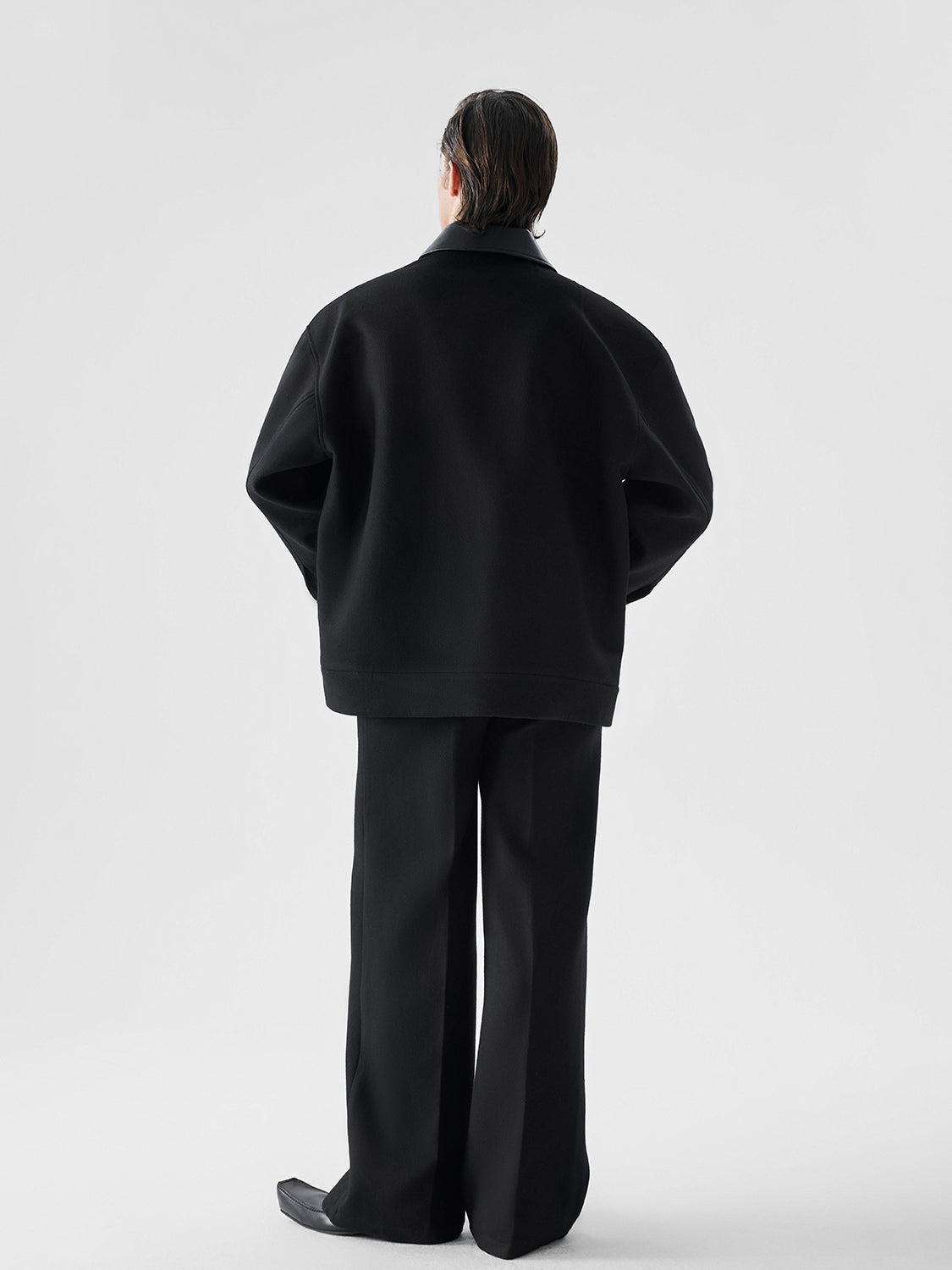 Midnight Edge Faux PU Leather Jacket