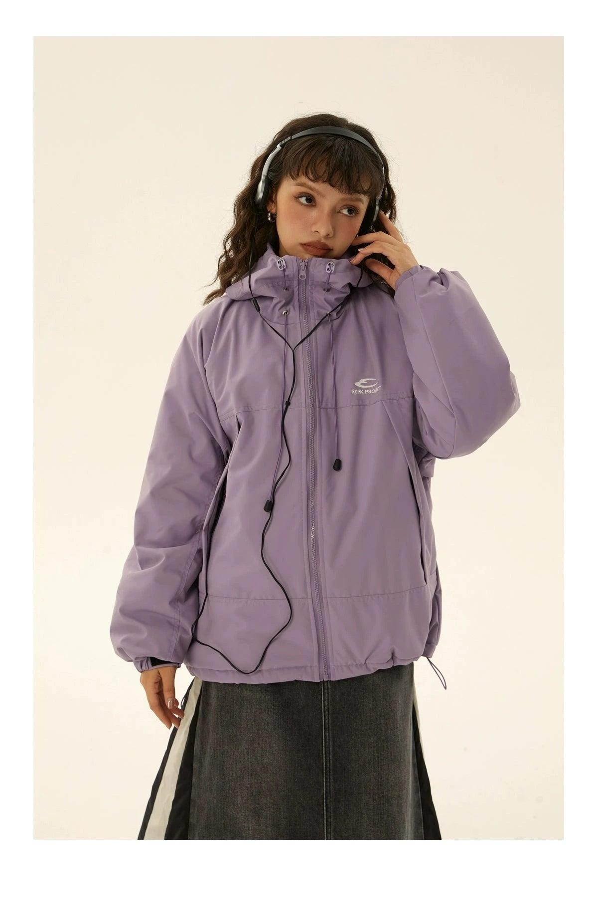 Ezek O'Neill sudadera con capucha de gran tamaño negro - chaqueta con cremallera creciente para mujeres con logotipo y capucha con cordón