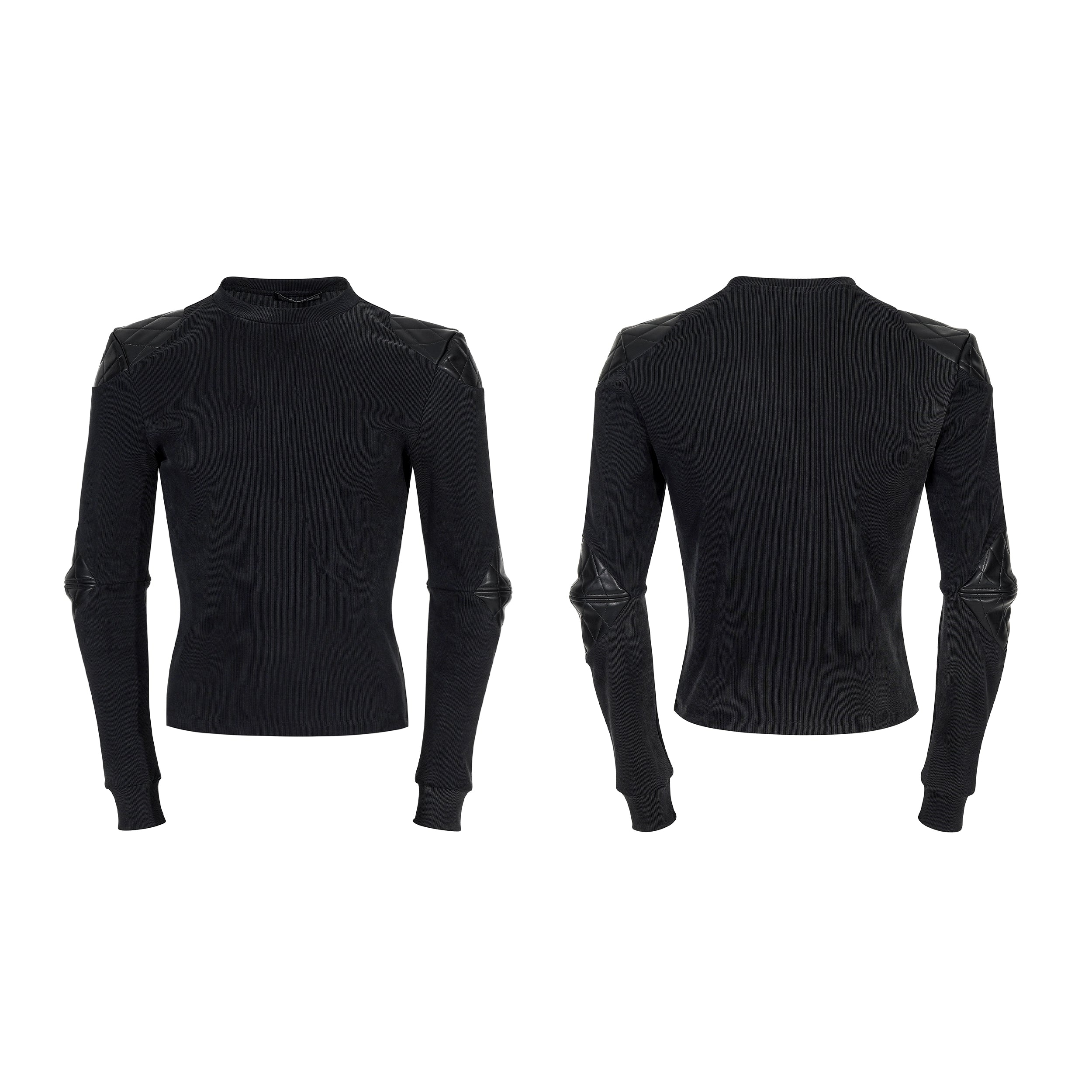 Shadow Matrix Quilted Shoulder Top