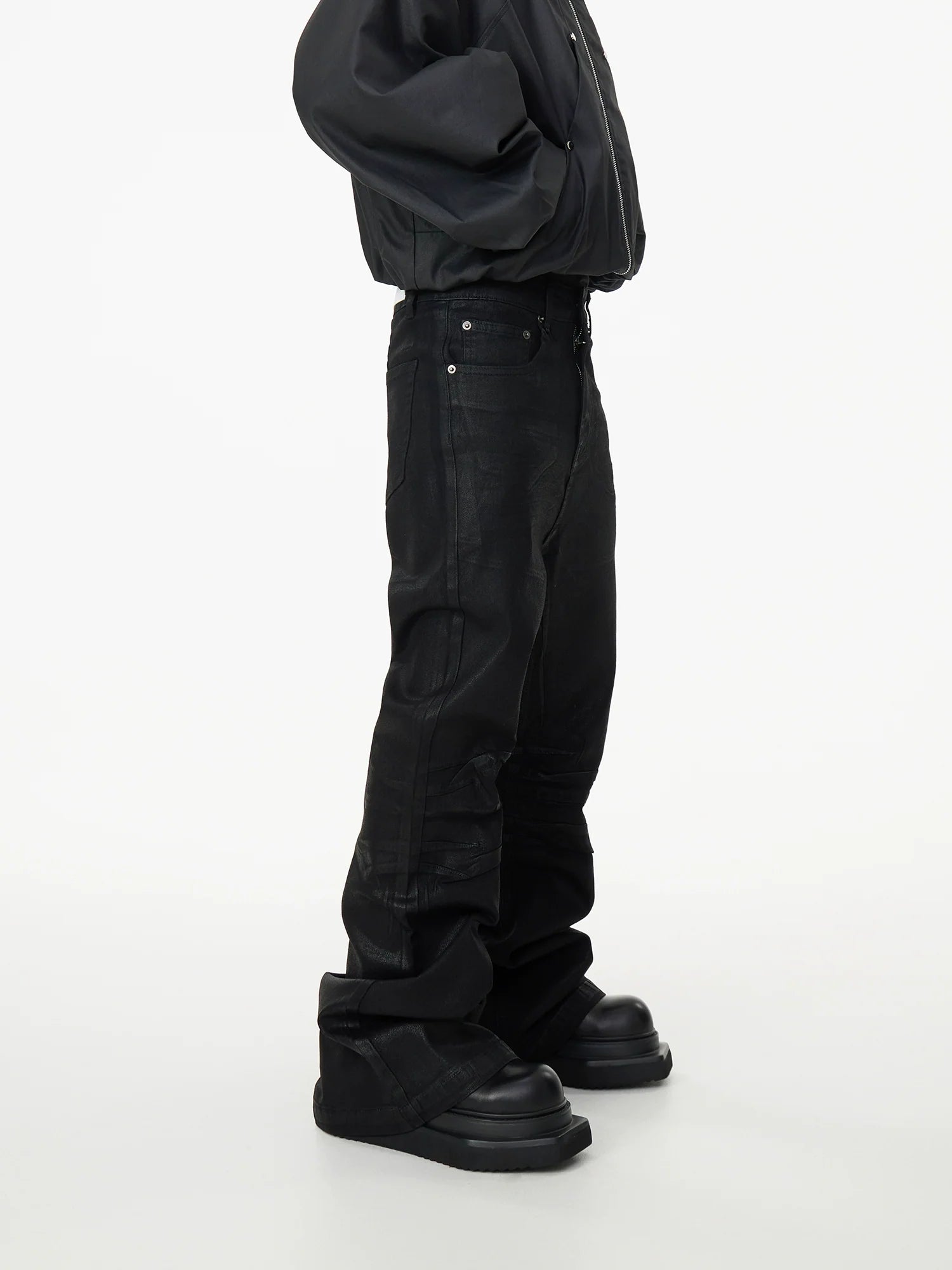 Midnight Stacked Panel Denim Jeans