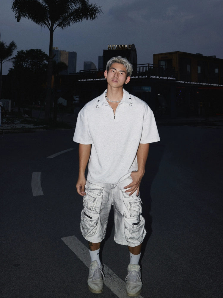 Oversized Quarter Zip Shirt