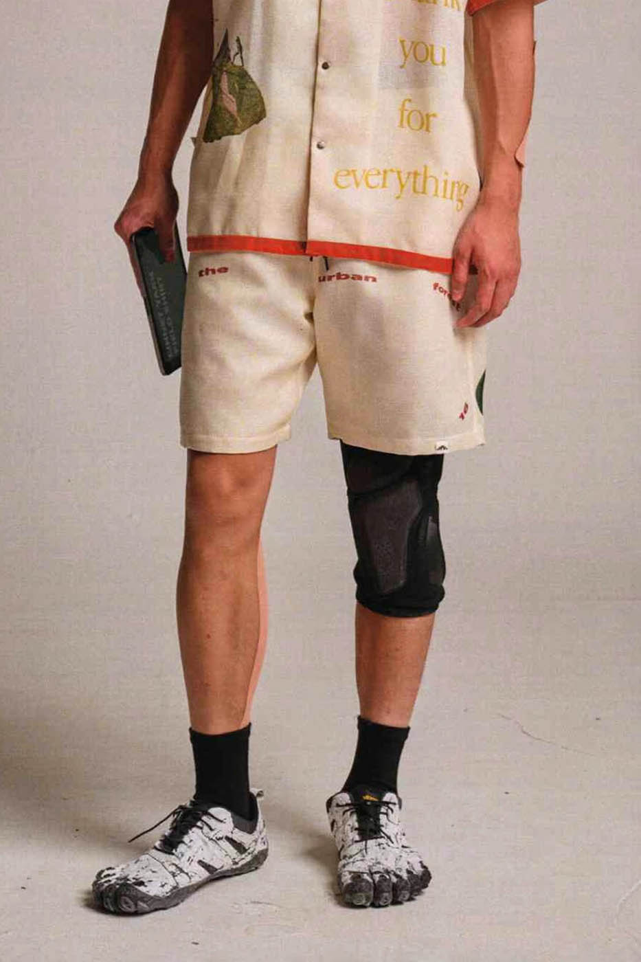 Shorts de texte forestier urbain