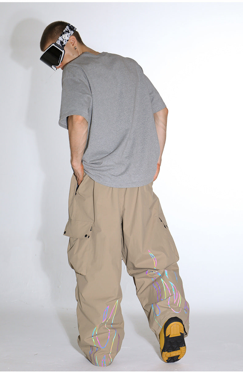 FlareTrace Reflective Cargo Snow Pants