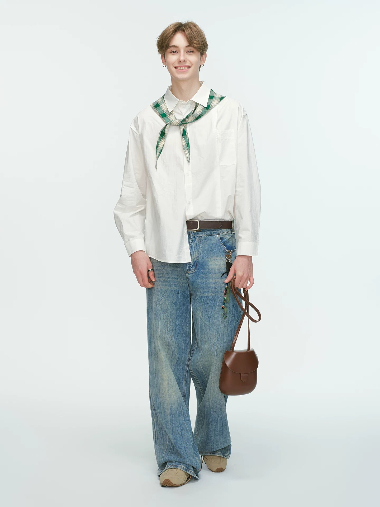 MonoFrame Relaxed Poplin Shirt