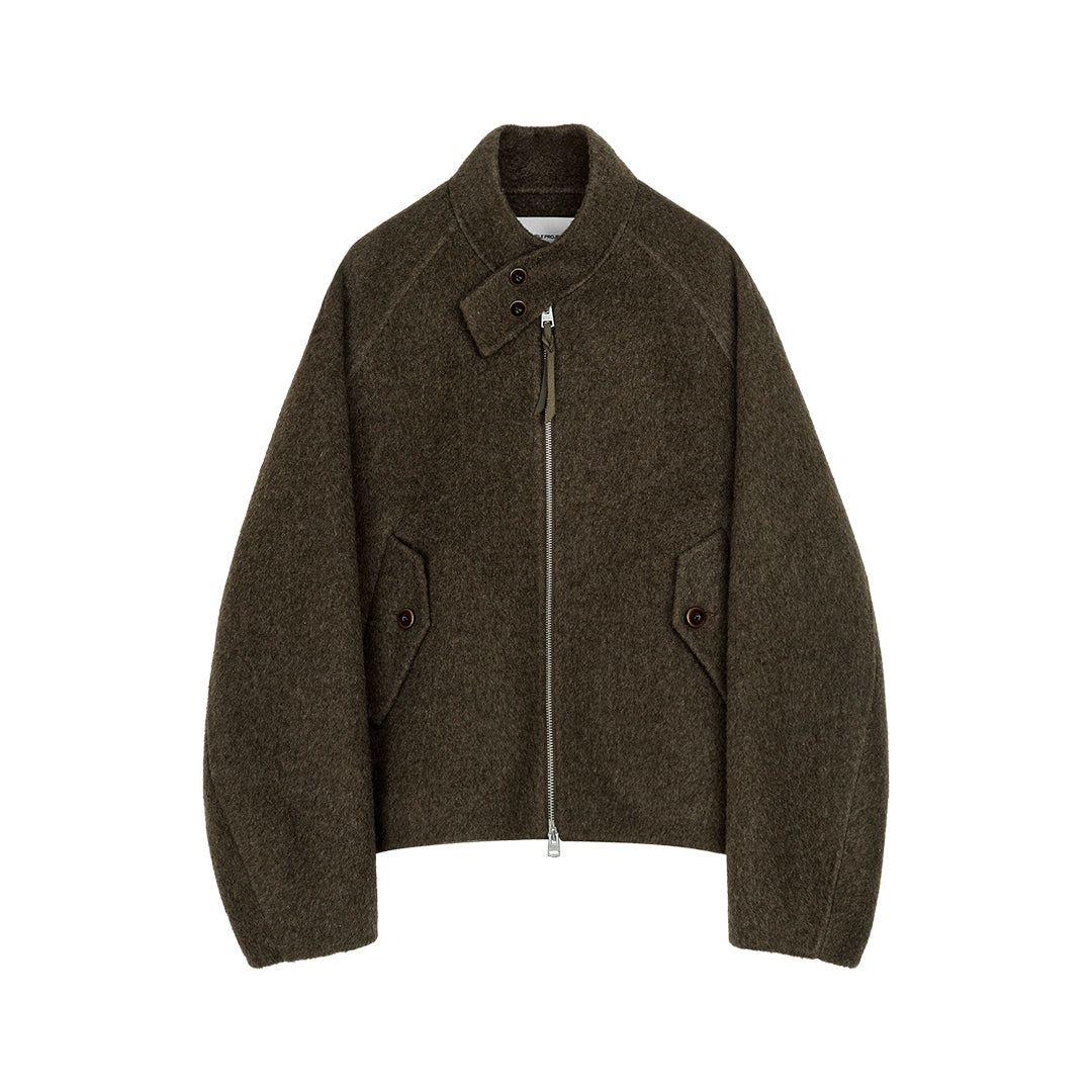 Mossbound Asymmetry Wool Jacket