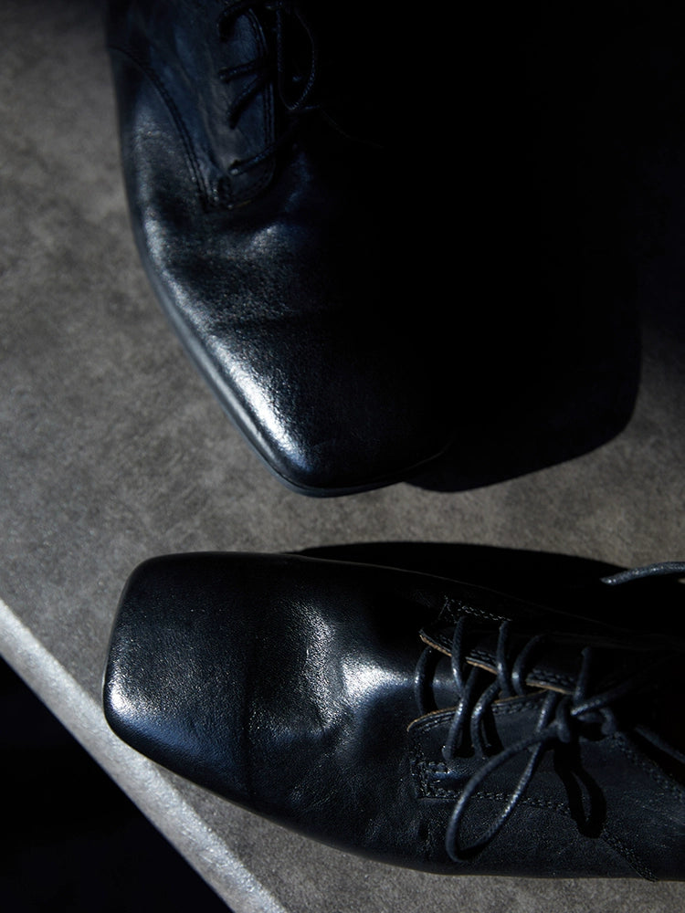 Vintage Leather Oxford Shoes