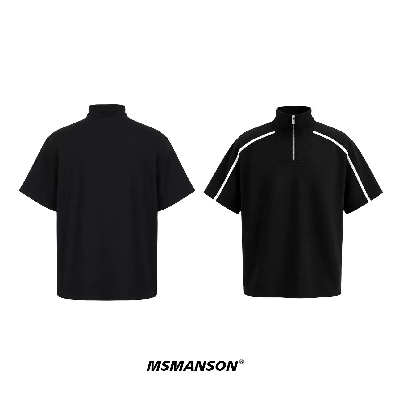 Apex Track Mockneck Tee