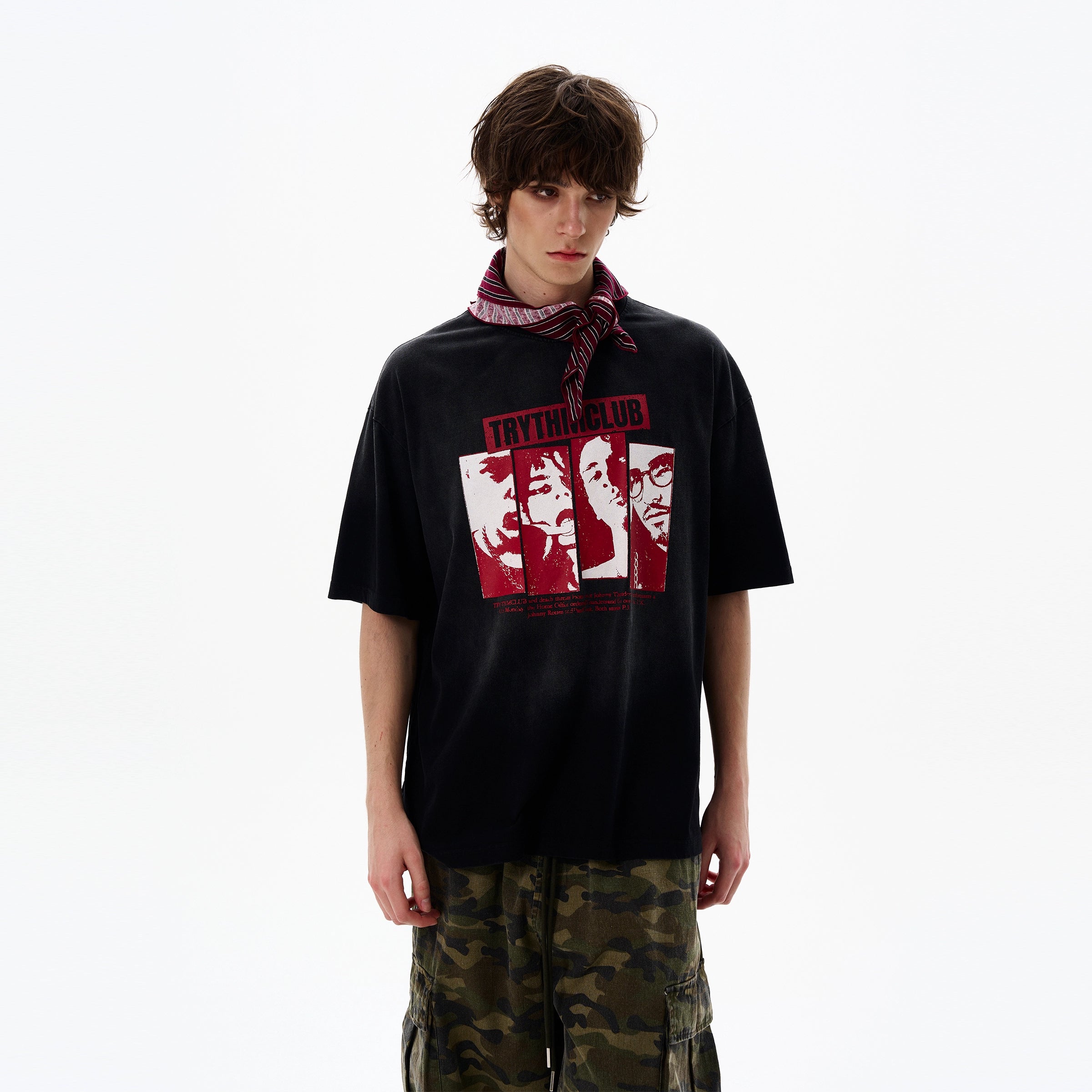 Graphic Statement Band T-Shirt