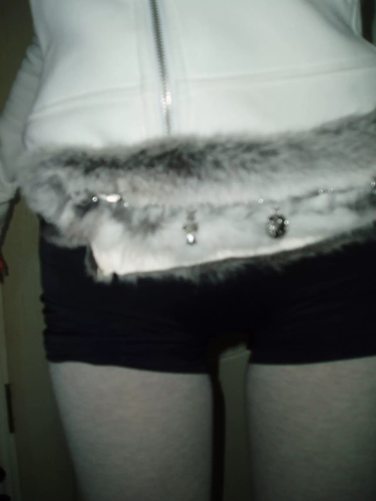 Subculture Rabbit Fur Belt