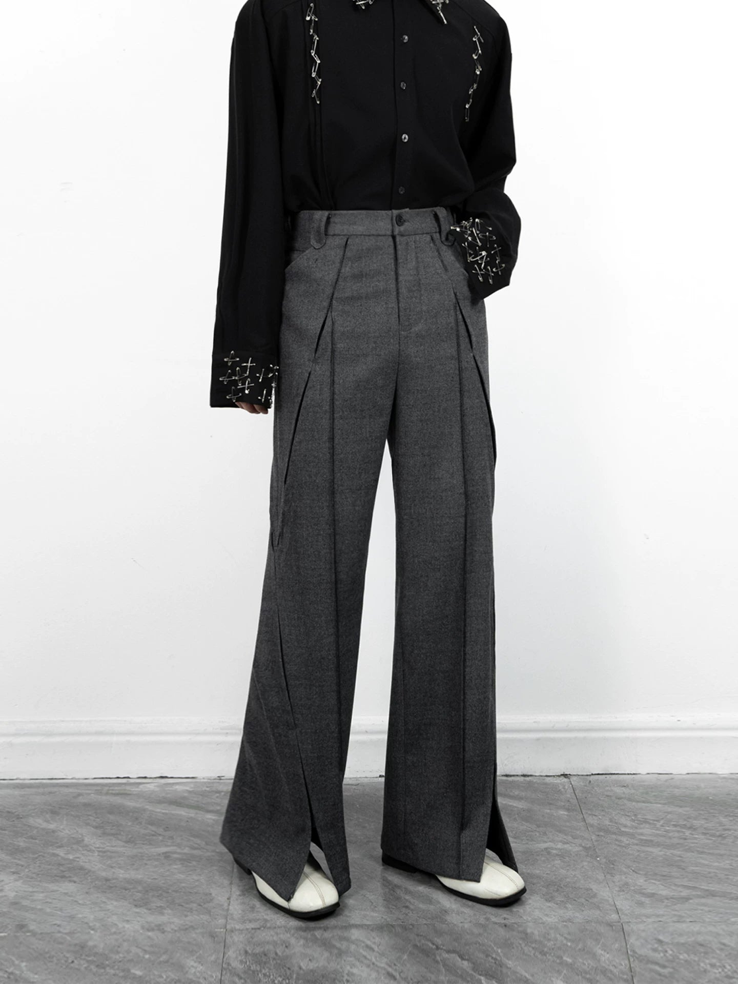 Rift Front‑Split Trousers