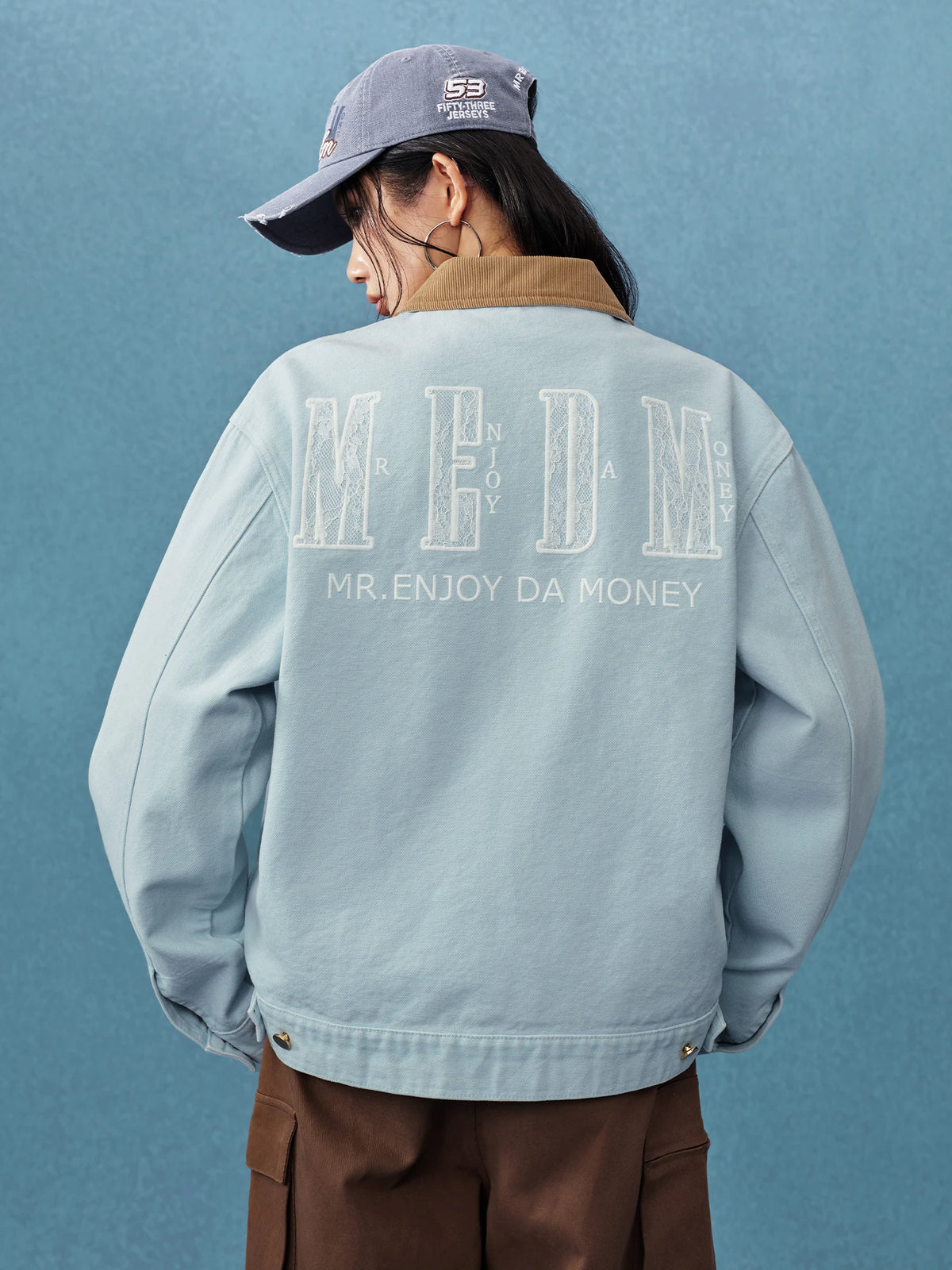Vintage Embroidered Workwear Jacket