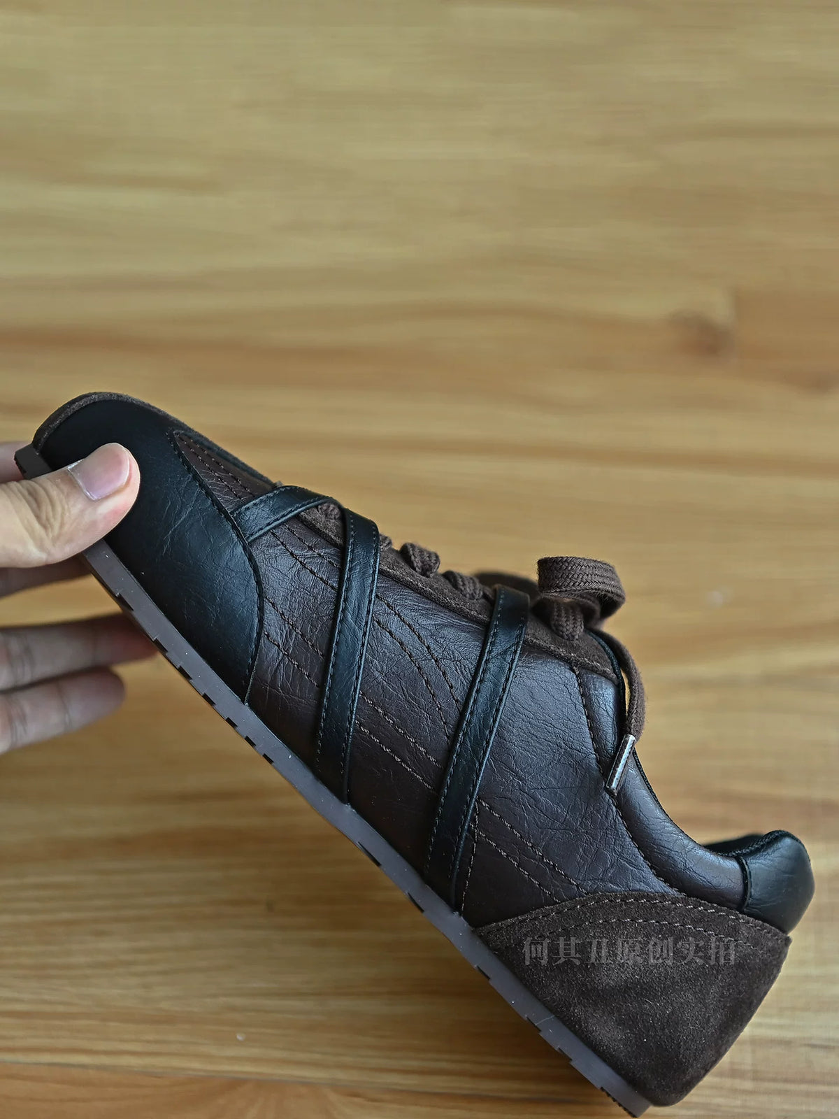 Noira Buckle-Strap Retro Sneakers