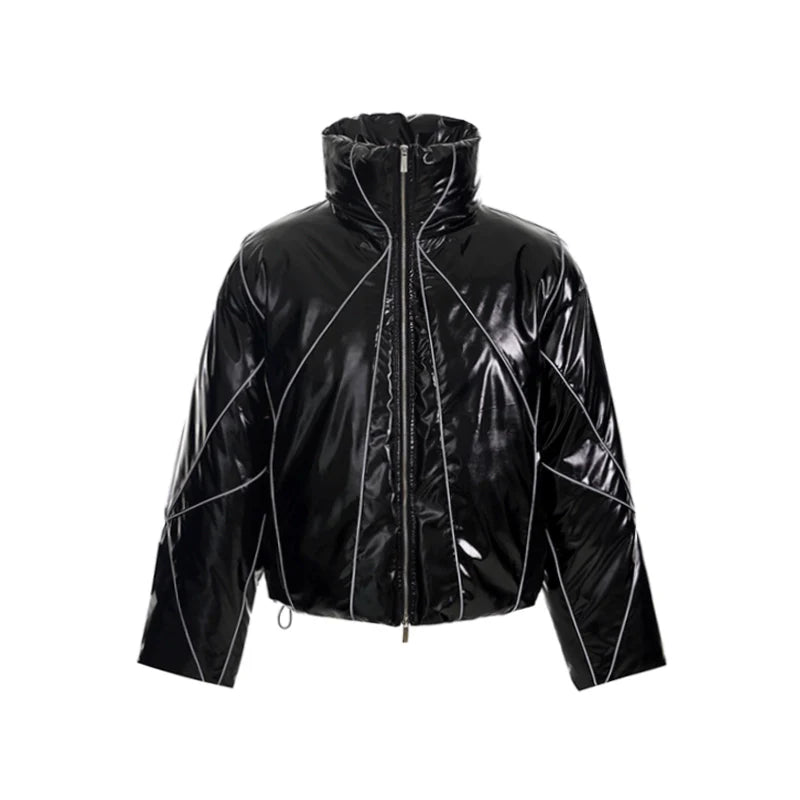 Glossy Puffer Jacket