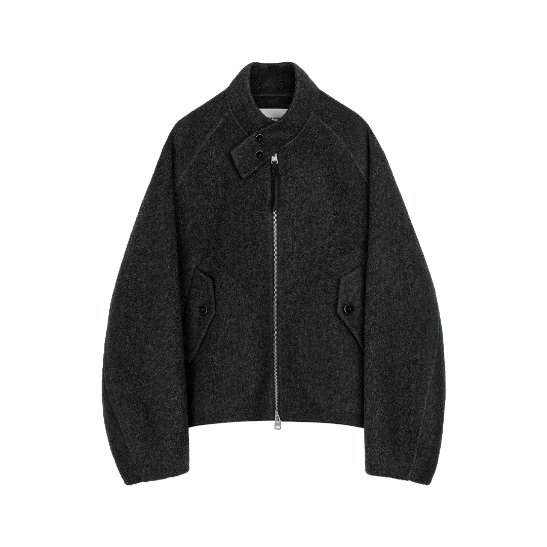 Mossbound Asymmetry Wool Jacket
