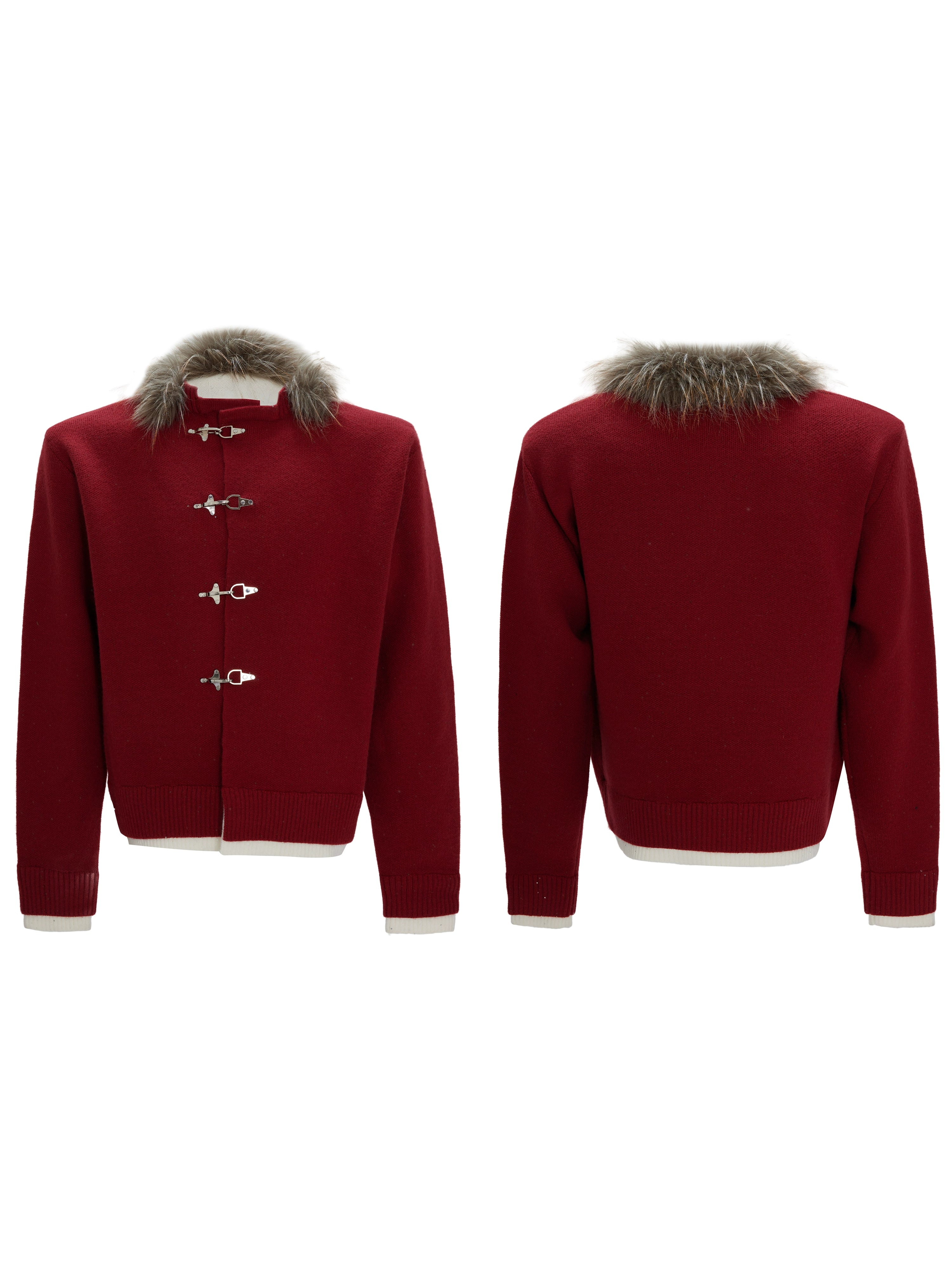 Nordic Toggle Fur Collar Jacket